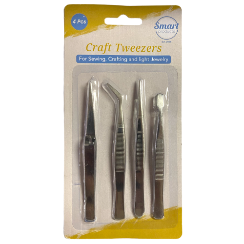 Craft Tweezers Set of 4 QUILTSEW