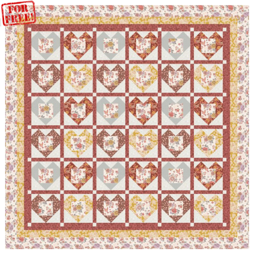 Hannah’s Flowers Quilt Designed by Sally Ablett Full Pattern