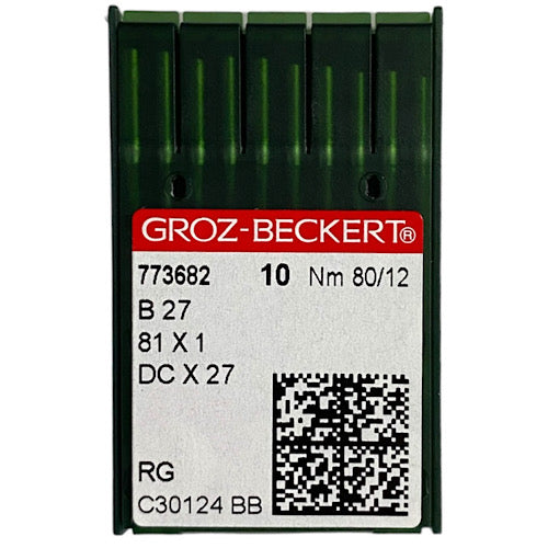 Groz-Beckert Industrial Overlock Needles | DCx27 | Size 80/12 - 10 Pack