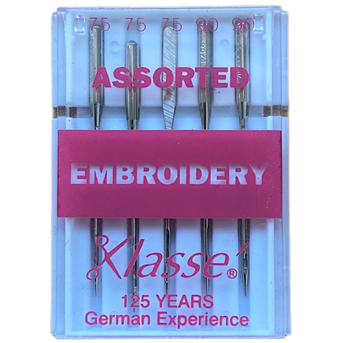 Klassé Embroidery Needle | Assorted Sizes 75/11 and 90/14