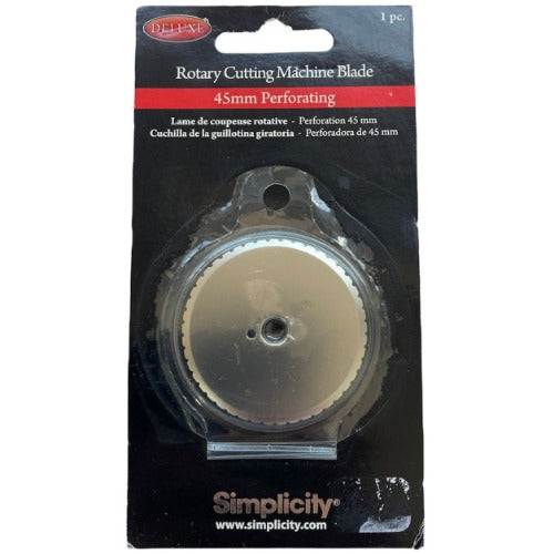 881996 Simplicity Rotary Cutting Machine Blade 45mm Perforating Bl