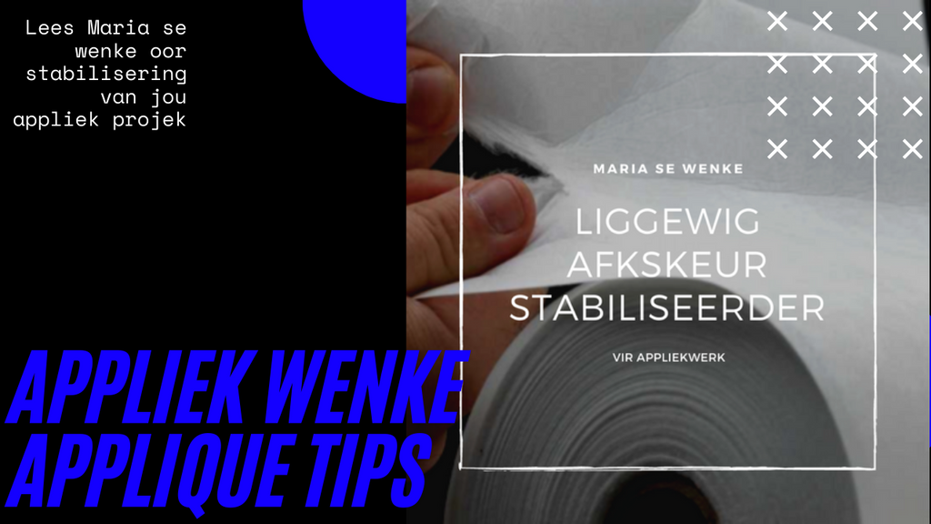 Appliek stabiliseer wenke | Liggewig afkskeur stabiliseerder