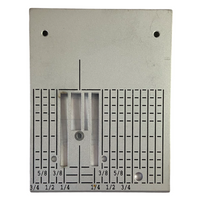 Straight Stitch Needle Plate for Orchidea | Inch Markings | 412336502