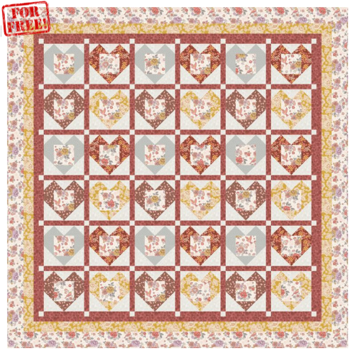 Hannah’s Flowers Quilt | Designed by Sally Ablett - Full Pattern