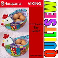 Patchwork Egg Basket | Pattern and Instructions Download