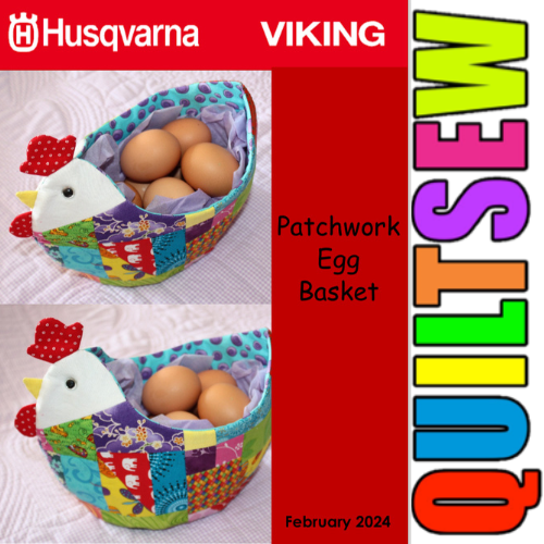 Patchwork Egg Basket | Pattern and Instructions Download