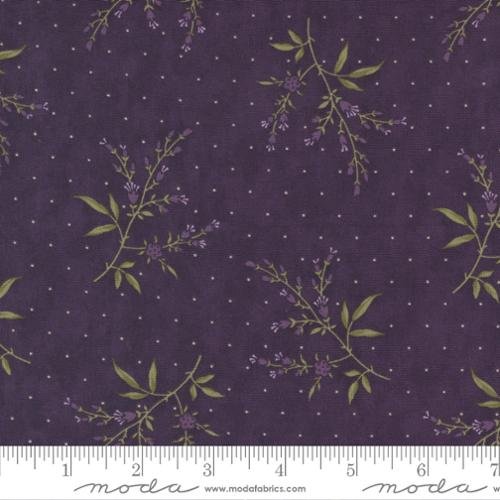 Quilting fabric | Moda - Iris Ivy Plum Fresh Picked Flowers by Jan Patek | 2251 16