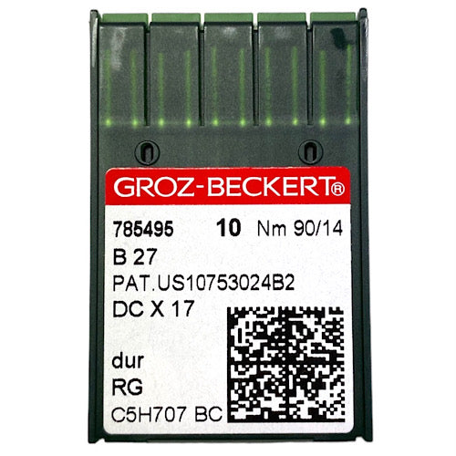 Groz-Beckert Industrial Overlock Needles | DCx27 | Size 90/14 - 10 Pack