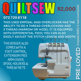 Empisal 505D | Second Hand 4-Reel Overlocker