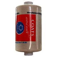 Coats Spun Polyester Sewing Thread | Astra EcoV TKT120 | 1000m | Beige 3956