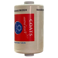Coats Spun Polyester Sewing Thread | Astra EcoV TKT120 | 1000m | Cream 165