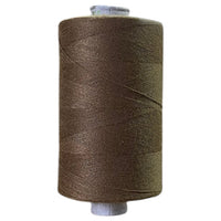 Coats Spun Polyester Sewing Thread | Astra EcoV TKT120 | 1000m | Medium Brown 7754
