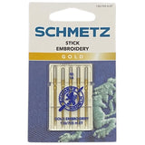 Schmetz Embroidery Gold Needle | Size 90/14 | 130/705 H-E