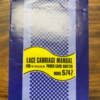 Lace Carriage for Subger Punch Card Knitter | S747 | Pre-loved