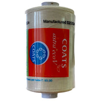 Coats Spun Polyester Sewing Thread | Astra EcoV TKT120 | 1000m | Cream 4124