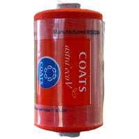 Coats Spun Polyester Sewing Thread | 1000m | Astra EcoV TKT120 | Orange-Red 306