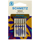 Schmetz Embroidery Gold Needle | Size 75/11 | 130/705 H-E