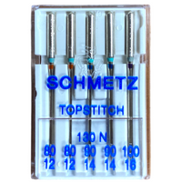Schmetz Topstitch Needle | Assorted Sizes 80/12, 90/14, 100/18 | 130N