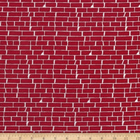 Quilting fabric | Under Construction - Red Brickwall | 6057S88