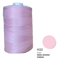 Coats Spun Polyester Sewing Thread | 1000m | Light Pink-4112