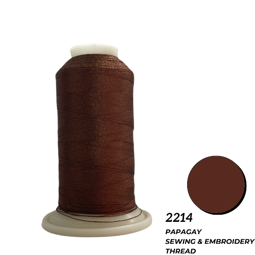 Papagay Embroidery Thread | Deep Brown 2214