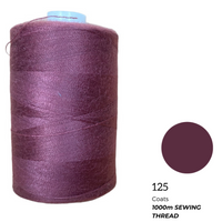 Coats Spun Polyester Sewing Thread | 1000m | Maroon-125