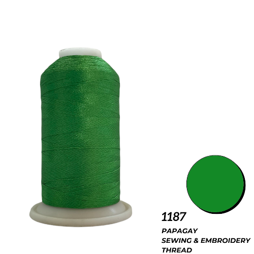 Papagay Embroidery Thread | Emerald / Green Shamrock 1187