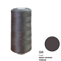 Coats Spun Polyester Sewing Thread | 1000m | Medium Grey 0188