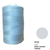 Coats Spun Polyester Sewing Thread | 1000m | Light Grey-4121