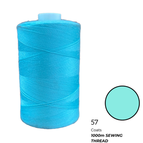 Coats Spun Polyester Sewing Thread | 1000m | Teal 57