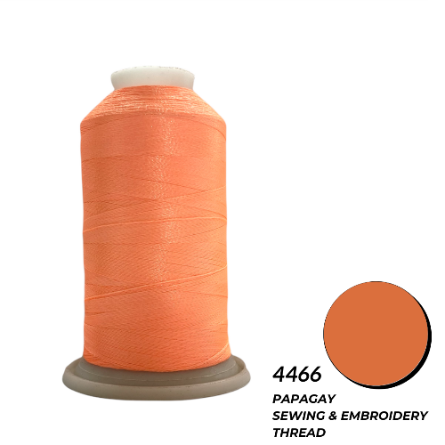 Papagay Embroidery Thread | Neon Orange Florecent 4466