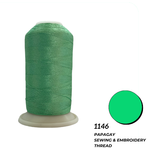 Papagay Embroidery Thread | Spring Green / Green Pigment 1146