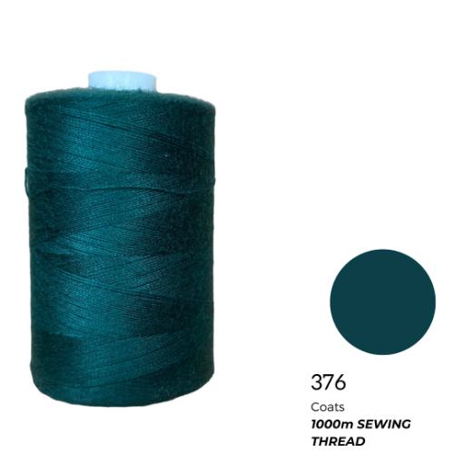 Coats Spun Polyester Sewing Thread | 1000m | Emerald-376