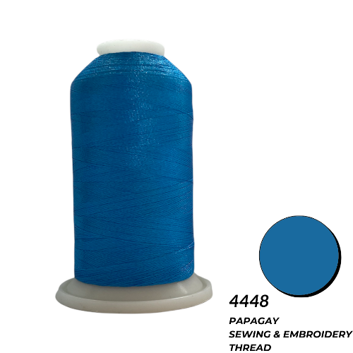 Papagay Embroidery Thread | Pro Teal / Deep Blue 4448