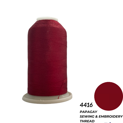Papagay Embroidery Thread | Warm Red / Dark Maroon 4416