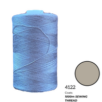 Coats Spun Polyester Sewing Thread | 1000m | Medium Grey 4122