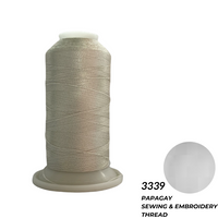 Papagay Embroidery Thread | Flight Grey / Light Fawn 3339