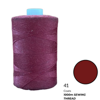 Coats Spun Polyester Sewing Thread | 1000m | Orange Maroon 41