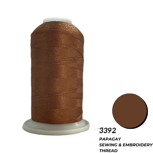 Papagay Embroidery Thread | Wicker Brown 3392