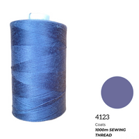 Coats Spun Polyester Sewing Thread | 1000m | Dark Grey-4123