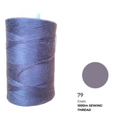 Coats Spun Polyester Sewing Thread | 1000m | Dark Grey-0079