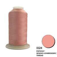 Papagay Embroidery Thread | Salmon Pink / Pale Pink 1124