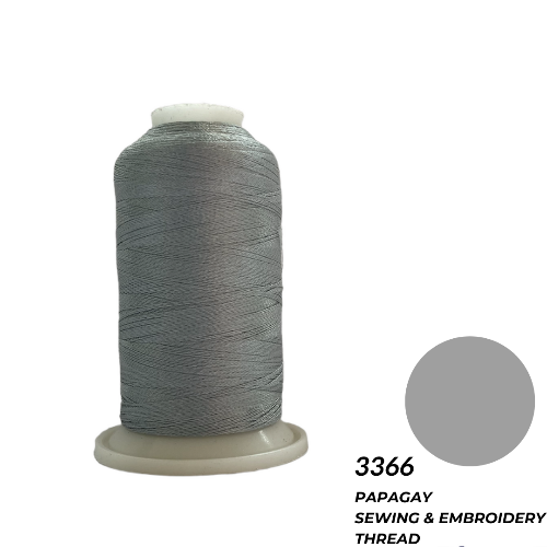 Papagay Embroidery Thread | Light Dirty Grey / Ash Grey 3366