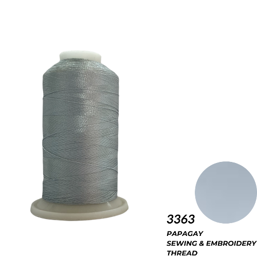 Papagay Embroidery Thread | Silver Grey 3363
