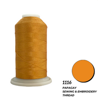 Papagay Embroidery Thread | Dark Tex Orange / Medium Orange 1116