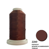 Papagay Embroidery Thread | Light Dusty Brown / Dark Copper 2260