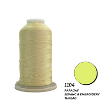 Papagay Embroidery Thread | Cream Yellow 1104