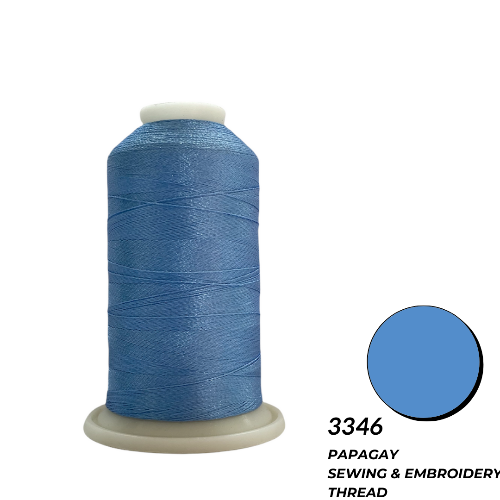 Papagay Embroidery Thread | Misty Blue 3346