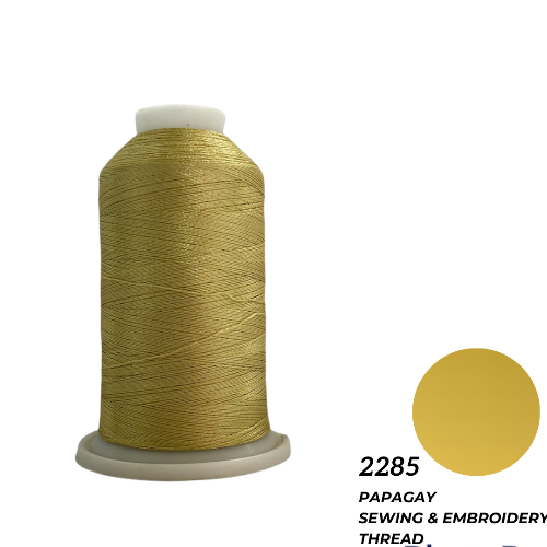 Papagay Embroidery Thread | Old Gold / Light Gold 2285