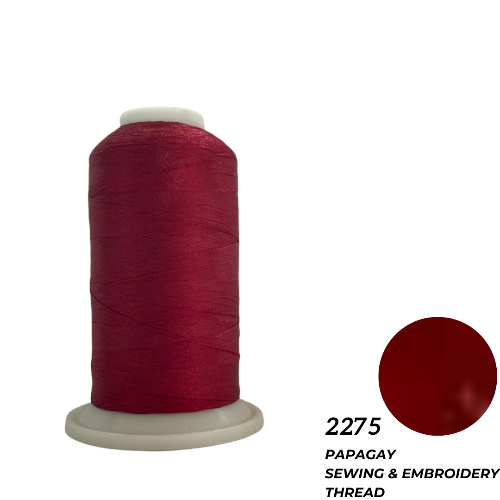 Papagay Embroidery Thread | Auburn / Maroon 2275